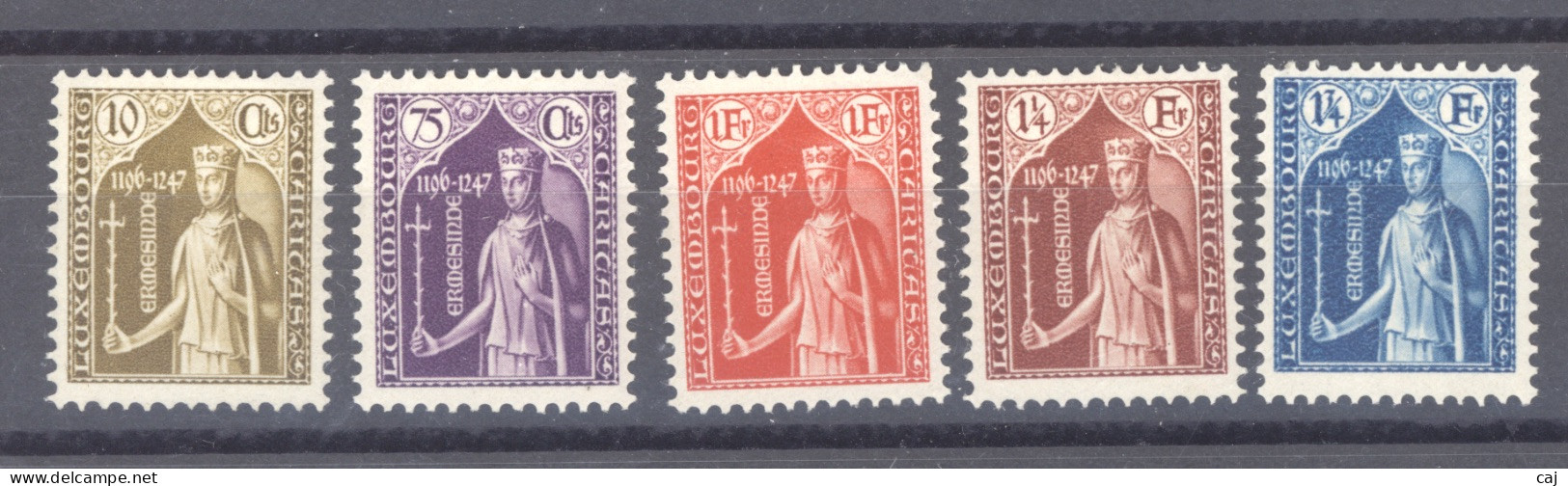 Luxembourg  :  Mi  245-49  * - Unused Stamps