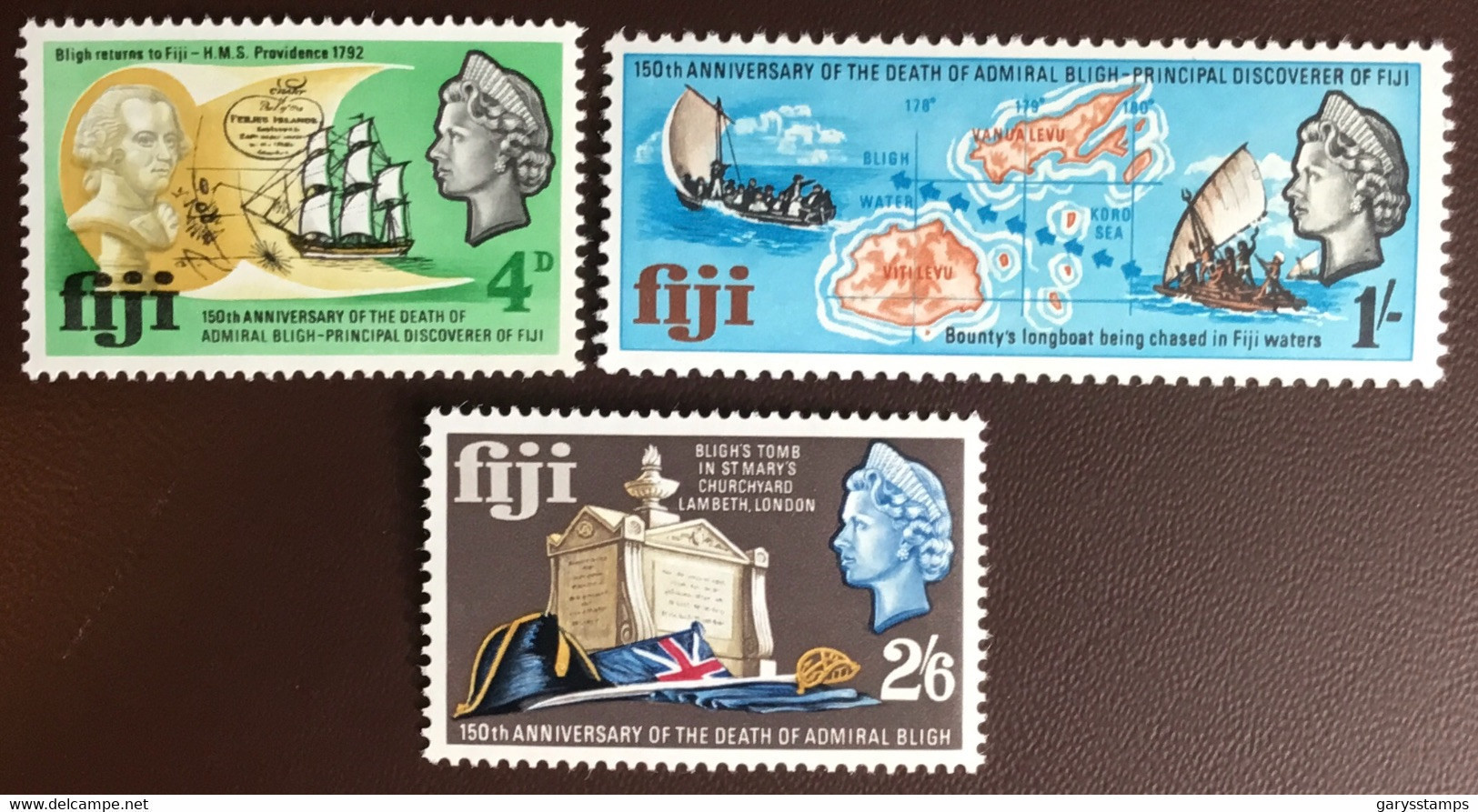 Fiji 1967 Admiral Bligh MNH - Fidji (...-1970)