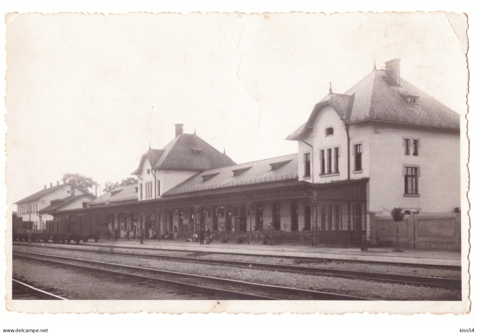 RO 39 - 19912 RAZBOIENI, Cluj, Railway Station, Romania - Old Postcard, Real PHOTO - Unusednused - Rumänien