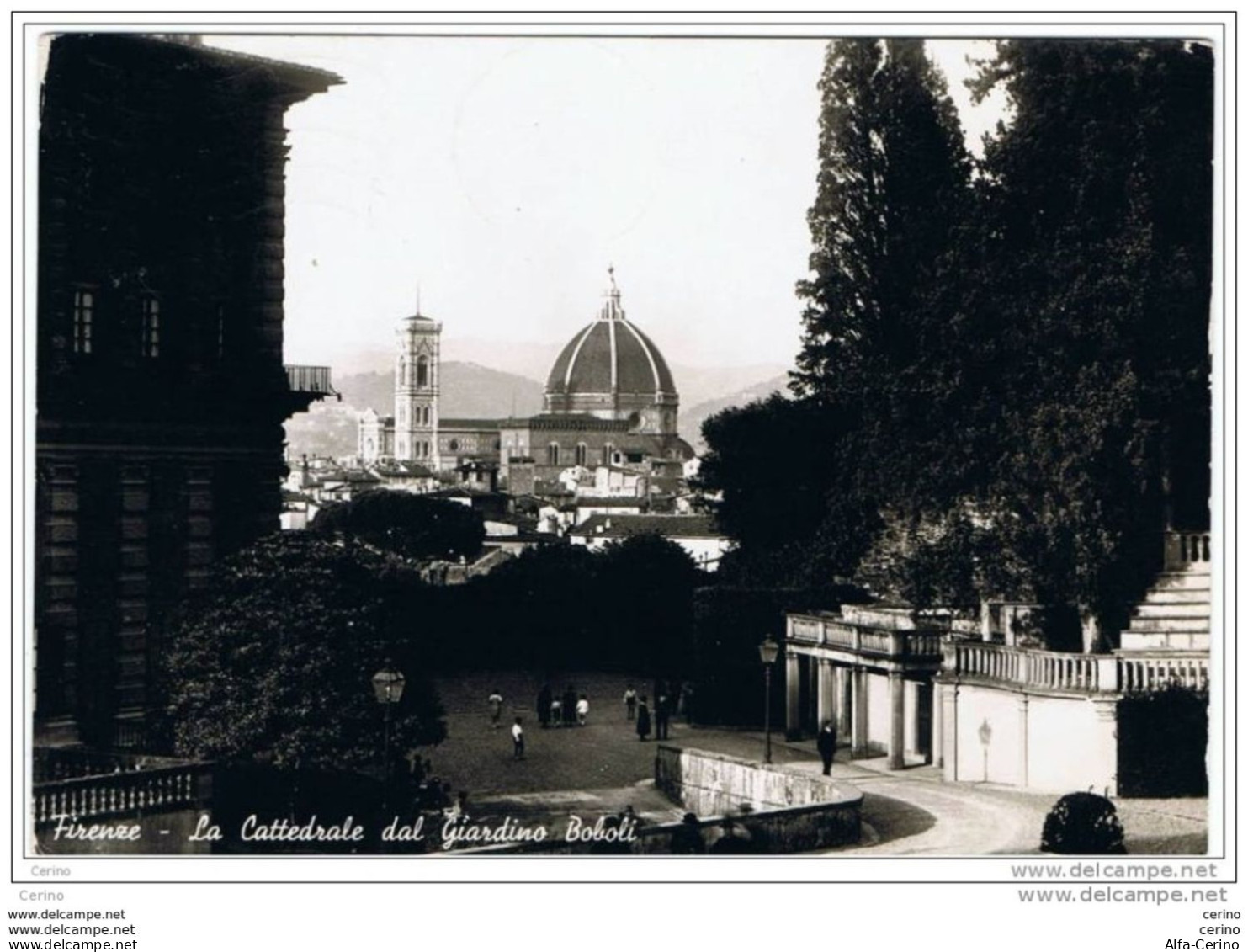FIRENZE:  LA  CATTEDRALE  DAL  GIARDINO  BOBOLI  -  F.LLO  TOLTO  -  FOTO  -  FG - Kerken En Kloosters