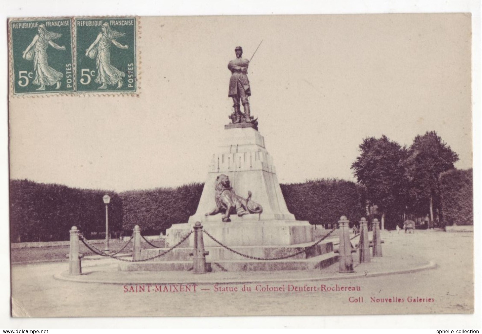 France - 79 - Saint Maixent - Statue Du Colonel Denfert - 6541 - Saint Maixent L'Ecole