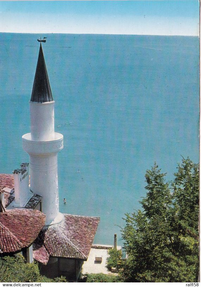 1 AK Bulgarien / Bulgaria * Baltschik - Ein Minarett Im Schlosspark Der Sommerresidenz Der Rumänische Königin Maria * - Bulgarien