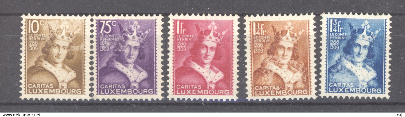 Luxembourg  :  Mi  252-56  *     ,   N2 - Ungebraucht