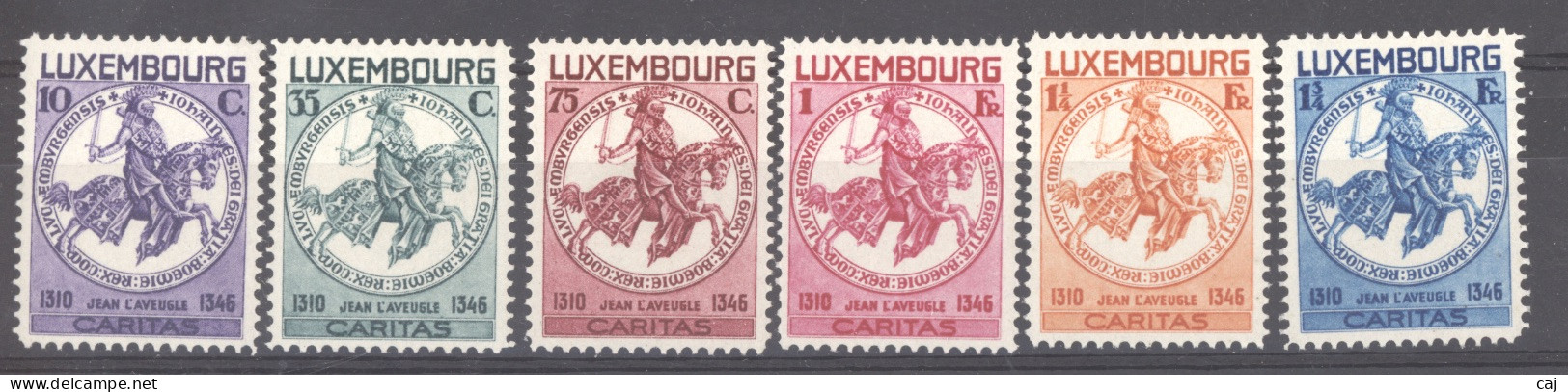 Luxembourg  :  Mi  259-64  * - Unused Stamps