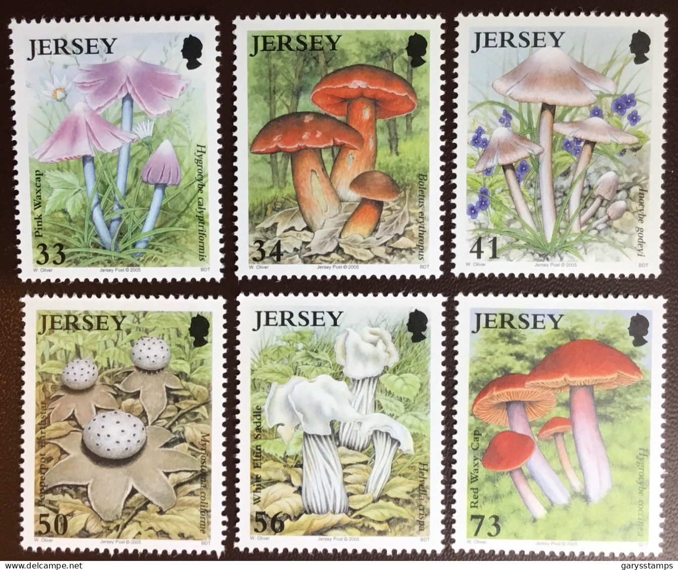 Jersey 2005 Fungi Mushrooms MNH - Mushrooms