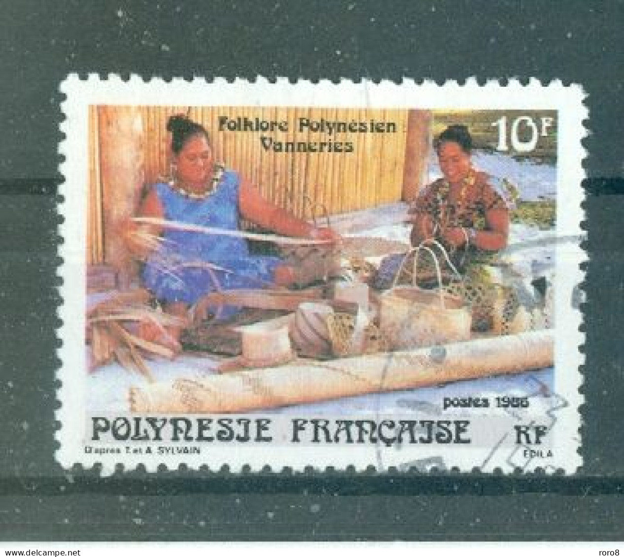 POLYNESIE - N°264 Oblitéré.  - Folklore Polynésien. - Gebraucht