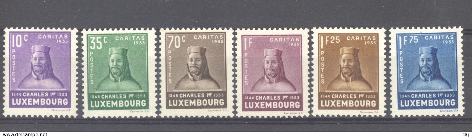 Luxembourg  :  Mi  284-89  * - Ungebraucht