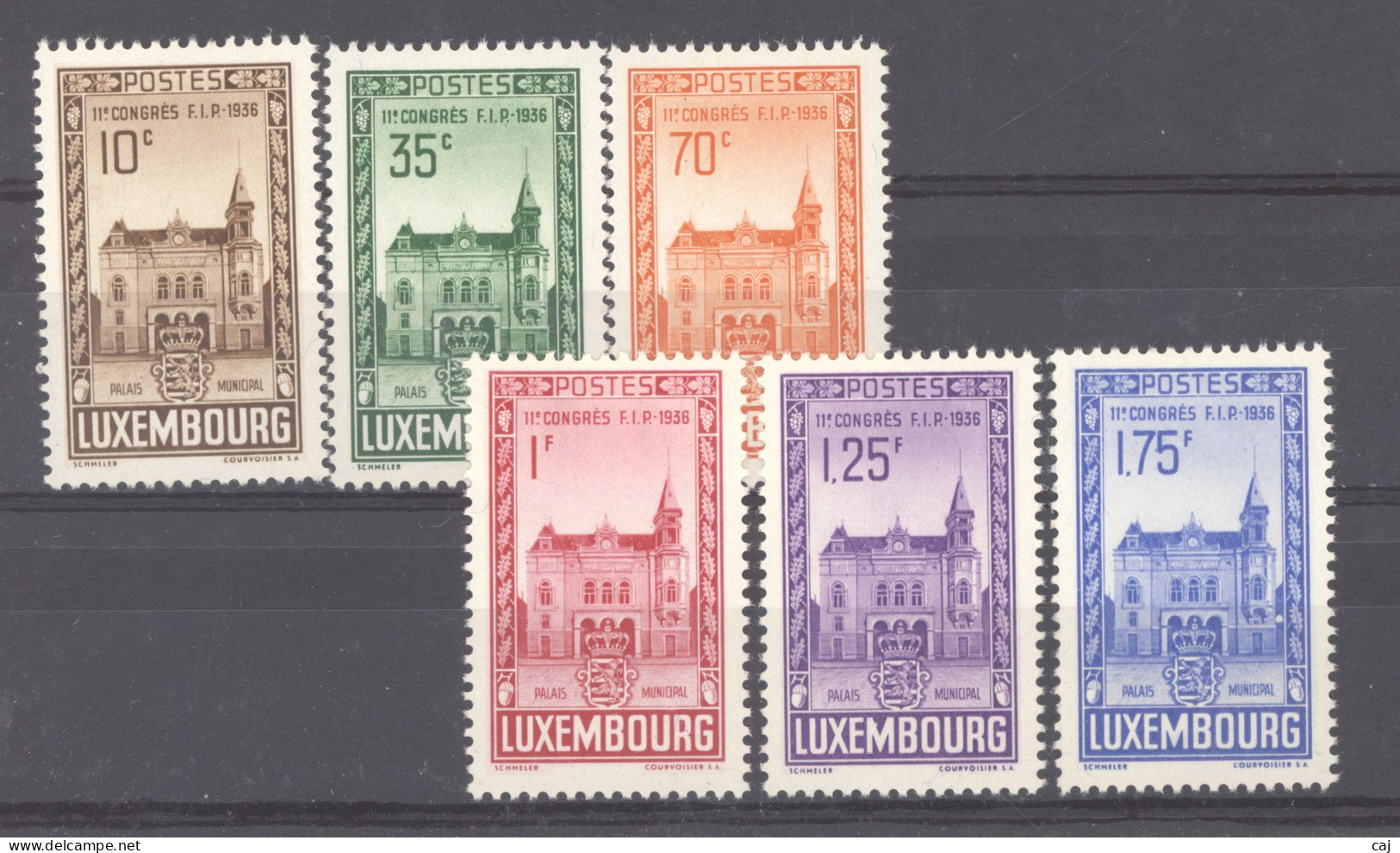 Luxembourg  :  Mi  290-95  * - Ungebraucht