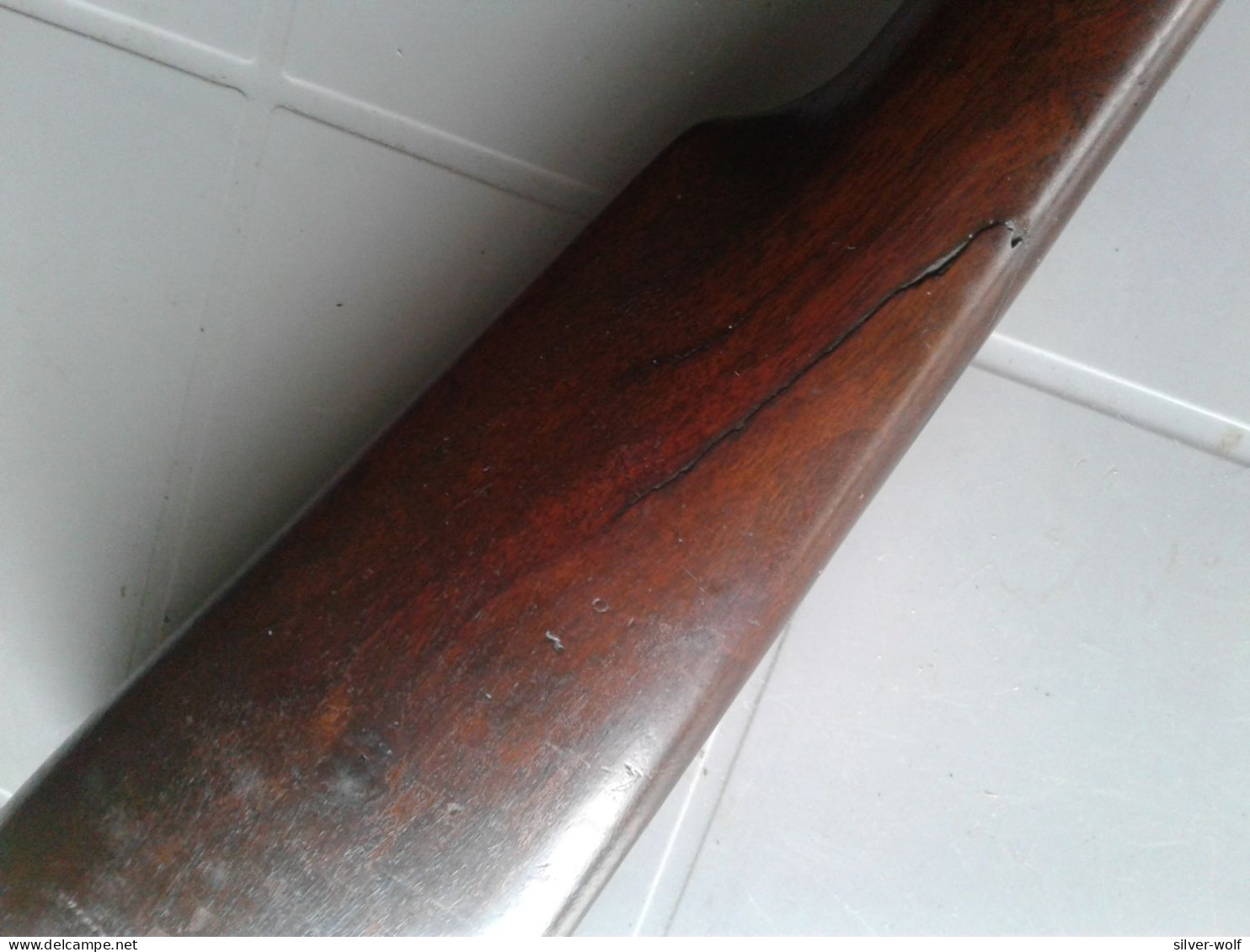 Ancienne carabine de braconnier en calibre 20 à broches