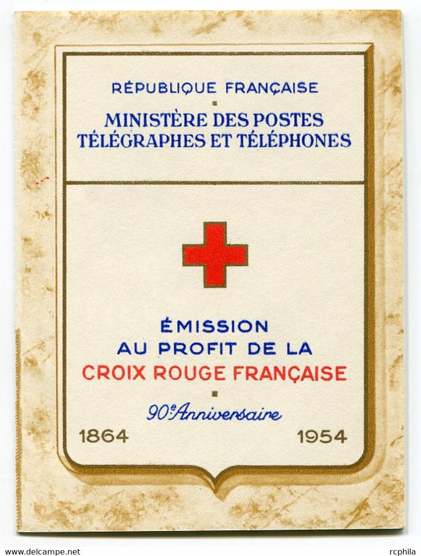 RC 21253 FRANCE COTE 180€ N° 2003 CARNET CROIX ROUGE DE 1954 NEUF ** MNH TB - Red Cross