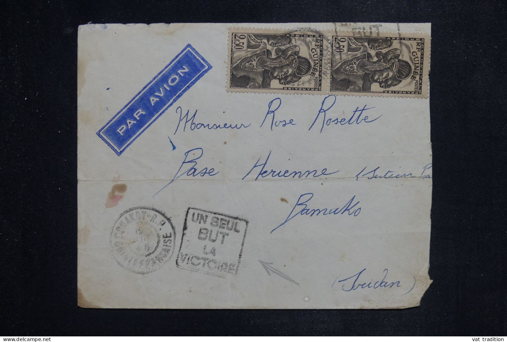 GUINÉE - Enveloppe De Conakry Pour Bamako Par Avion - L 151041 - Brieven En Documenten