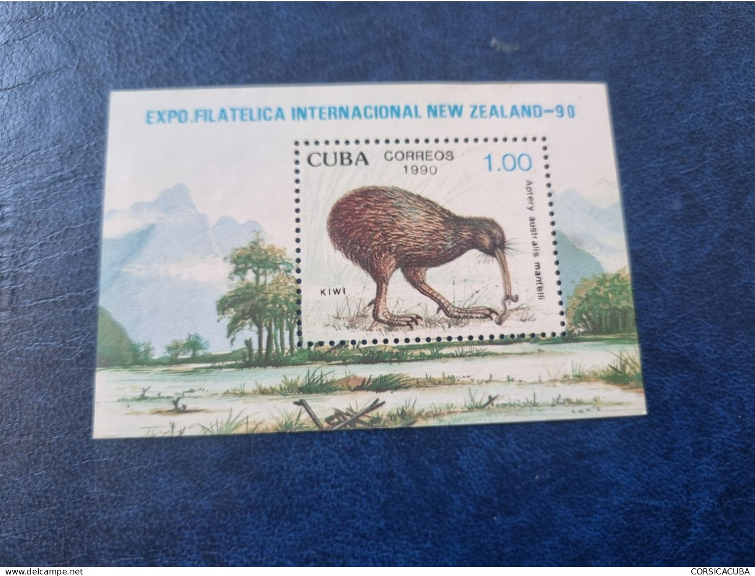 CUBA  NEUF  1990   HB  EXPO.  FILATELICA  NEW  ZELAND  //  PARFAIT  ETAT  //  1er  CHOIX  // - Unused Stamps