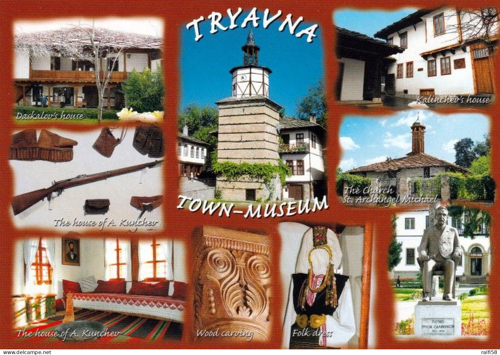 1 AK Bulgarien / Bulgaria * Ansichten Der Stadt Tryavna Mit Seinen Vielen Historischen Bauten - Siehe Auch Rückseite * - Bulgaria