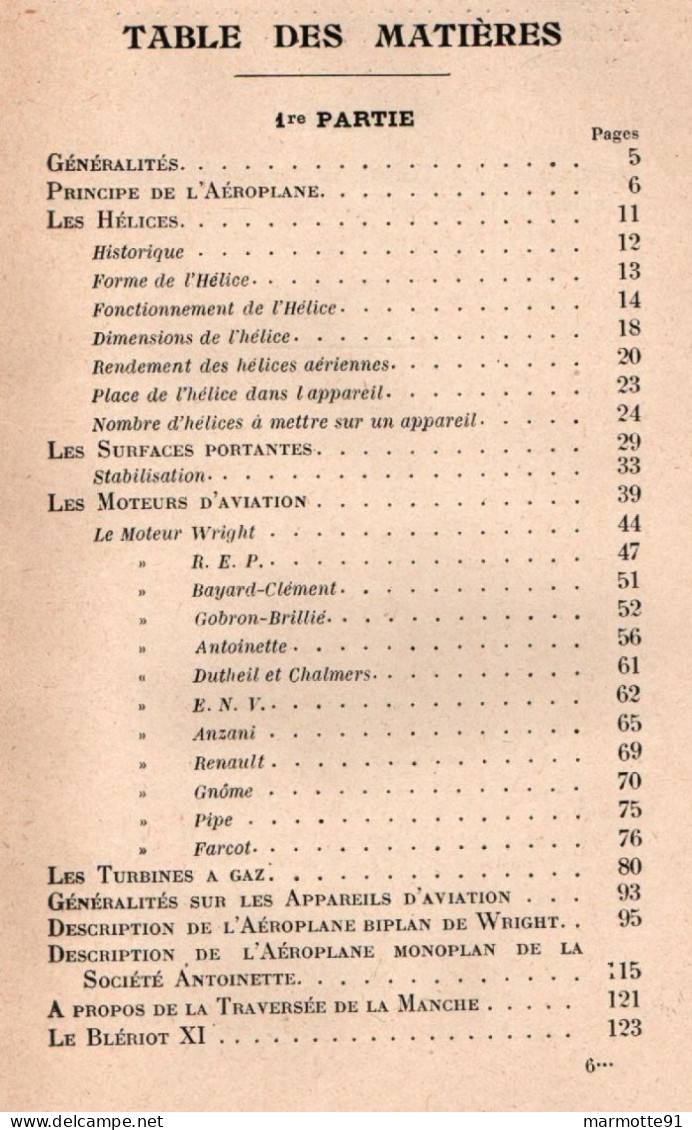 L AVIATION EXPLIQUEE DICTIONNAIRE TERMES EMPLOYES  1909 - AeroAirplanes