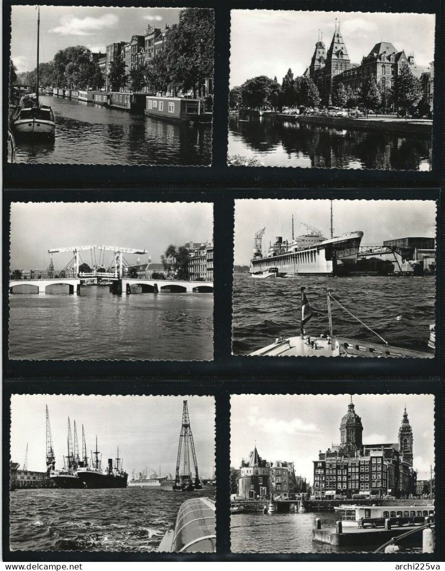 - OLANDA Amsterdam - Originali Anni '60 - 19 MINI CARTOLINE In B.&w. ️- 90 X 70 Mm. ️- Non Viaggiate ️- - Amsterdam