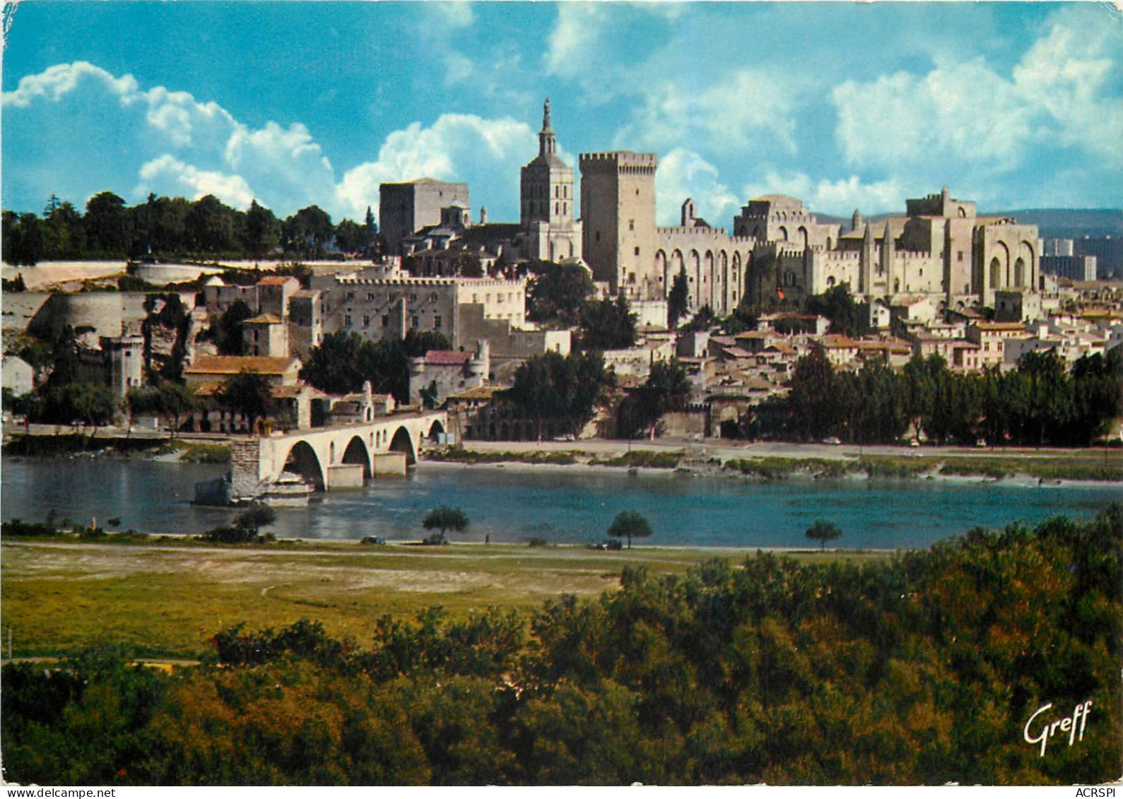 AVIGNON Panorama Depuis La Tour Philippe Le Bel 28(scan Recto-verso) ME2639 - Avignon