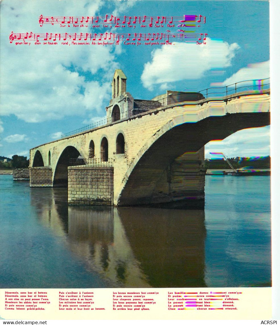 AVIGNON Le Pont Saint Benezet Et La Chapelle Saint Nicolas 14(scan Recto-verso) ME2638 - Avignon