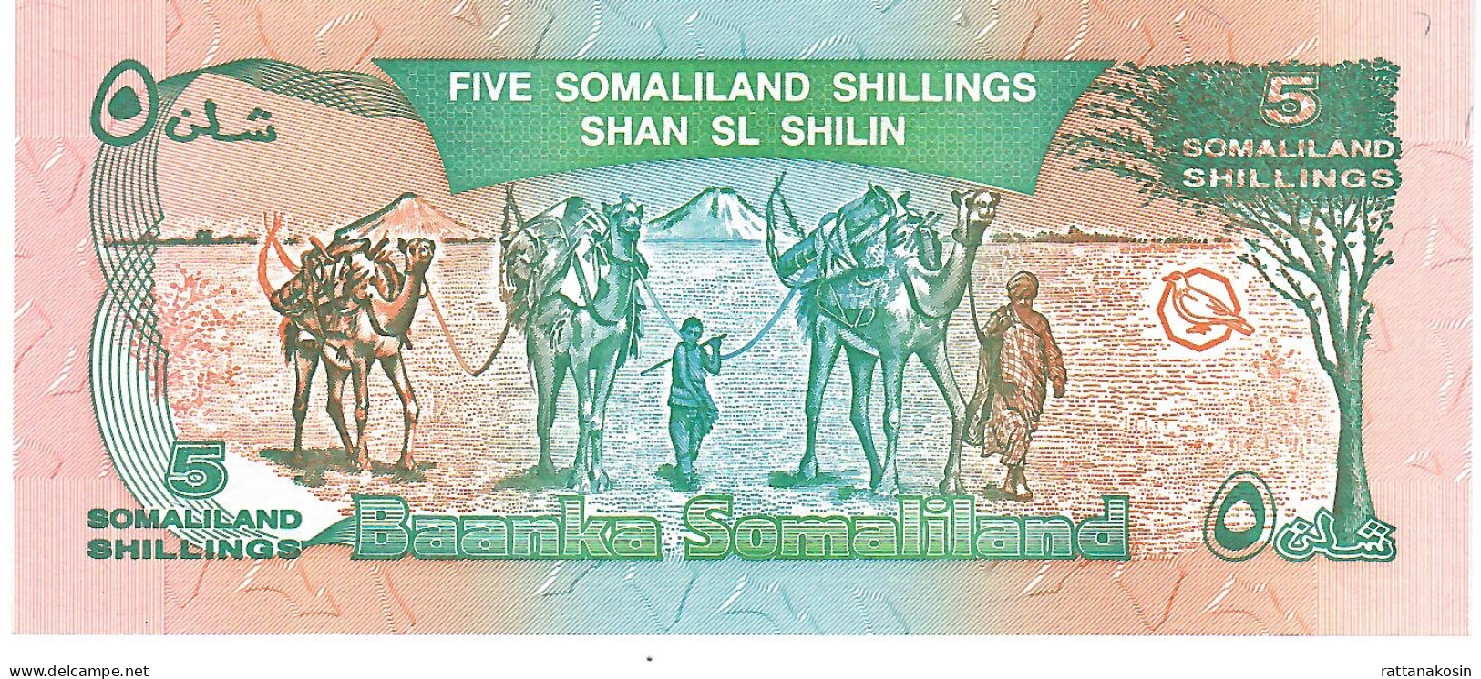 SOMALILAND P1 5 SHILLINGS 1994  UNC. - Otros – Africa