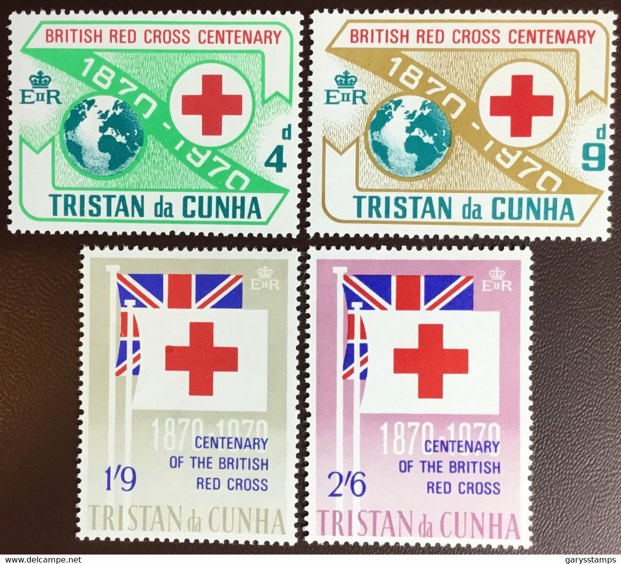 Tristan Da Cunha 1970 Red Cross Centenary MNH - Tristan Da Cunha