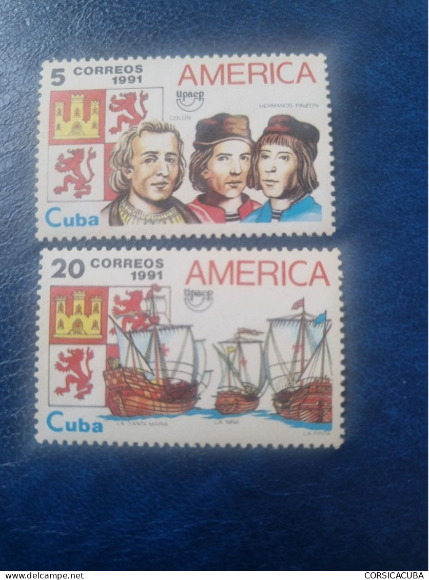 CUBA  NEUF  1991   AMERCA  UPAEP    //  PARFAIT  ETAT  //  1er  CHOIX  // - Neufs