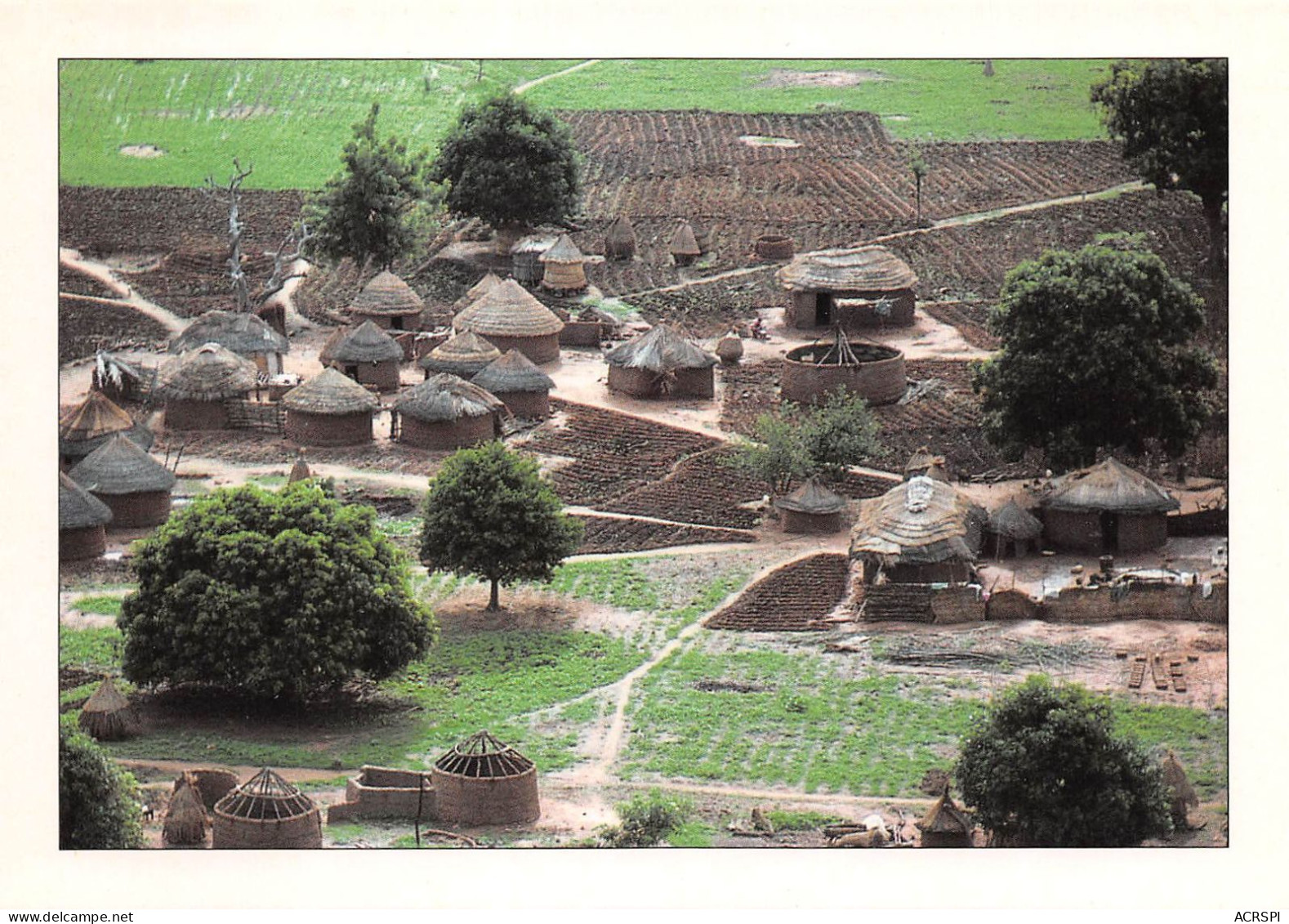 MALI  Ancien Soudan Français Village Aux Huttes Circulaires  3 (scan Recto Verso)ME2647BIS - Mali