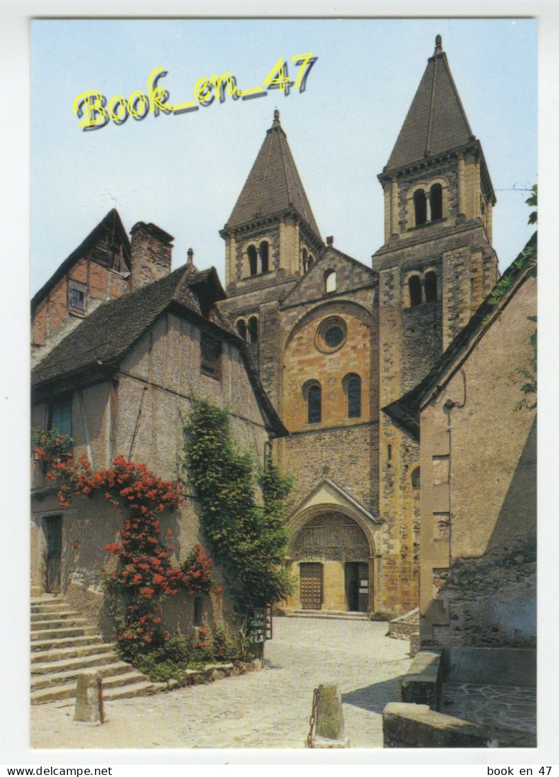 {87299} 12 Aveyron Conques , Eglise Sainte Foy , La Façade - Autres & Non Classés