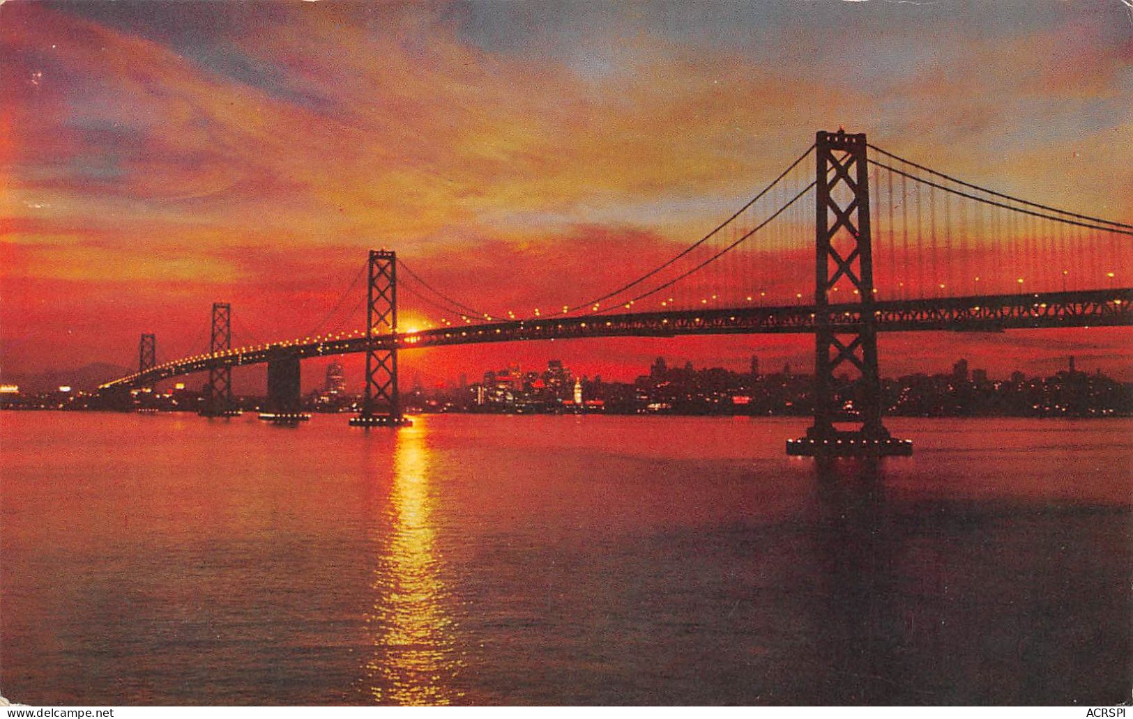 SUNSET SAN FRANCISCO BAY Bridge Pont 2 (scan Recto Verso)ME2676TER - San Francisco