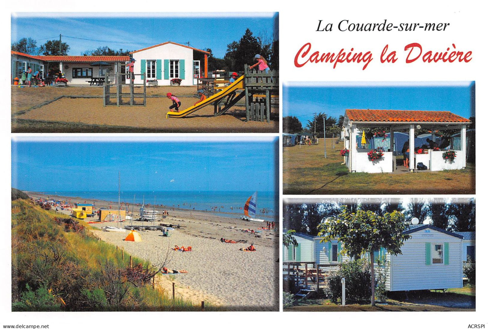 île De Ré LA COUARDE Camping La Davière  VTF  30 (scan Recto Verso)ME2674TER - Ile De Ré