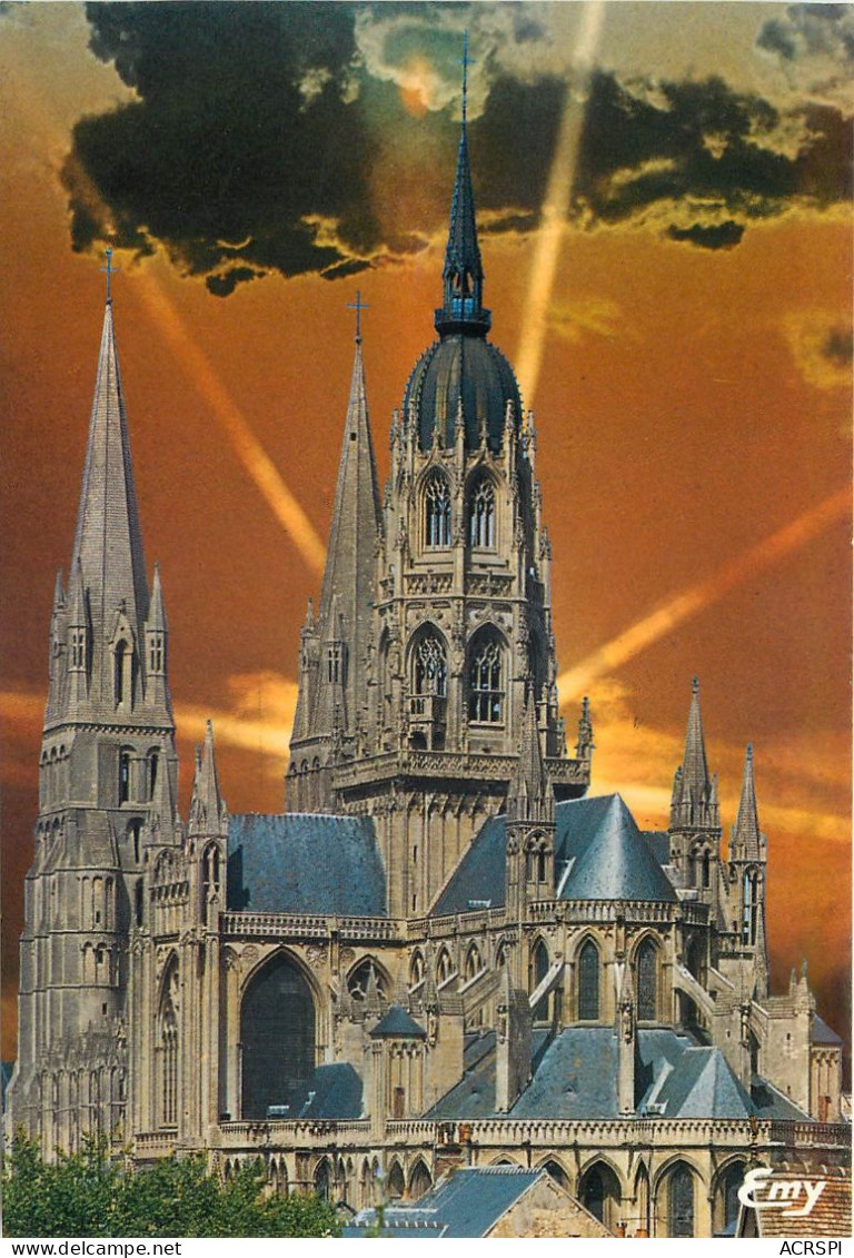 BAYEUX La Cathedrale Notre Dame Bel Edifice De L Ecole Gothique Normande 26(scan Recto Verso)ME2667 - Bayeux