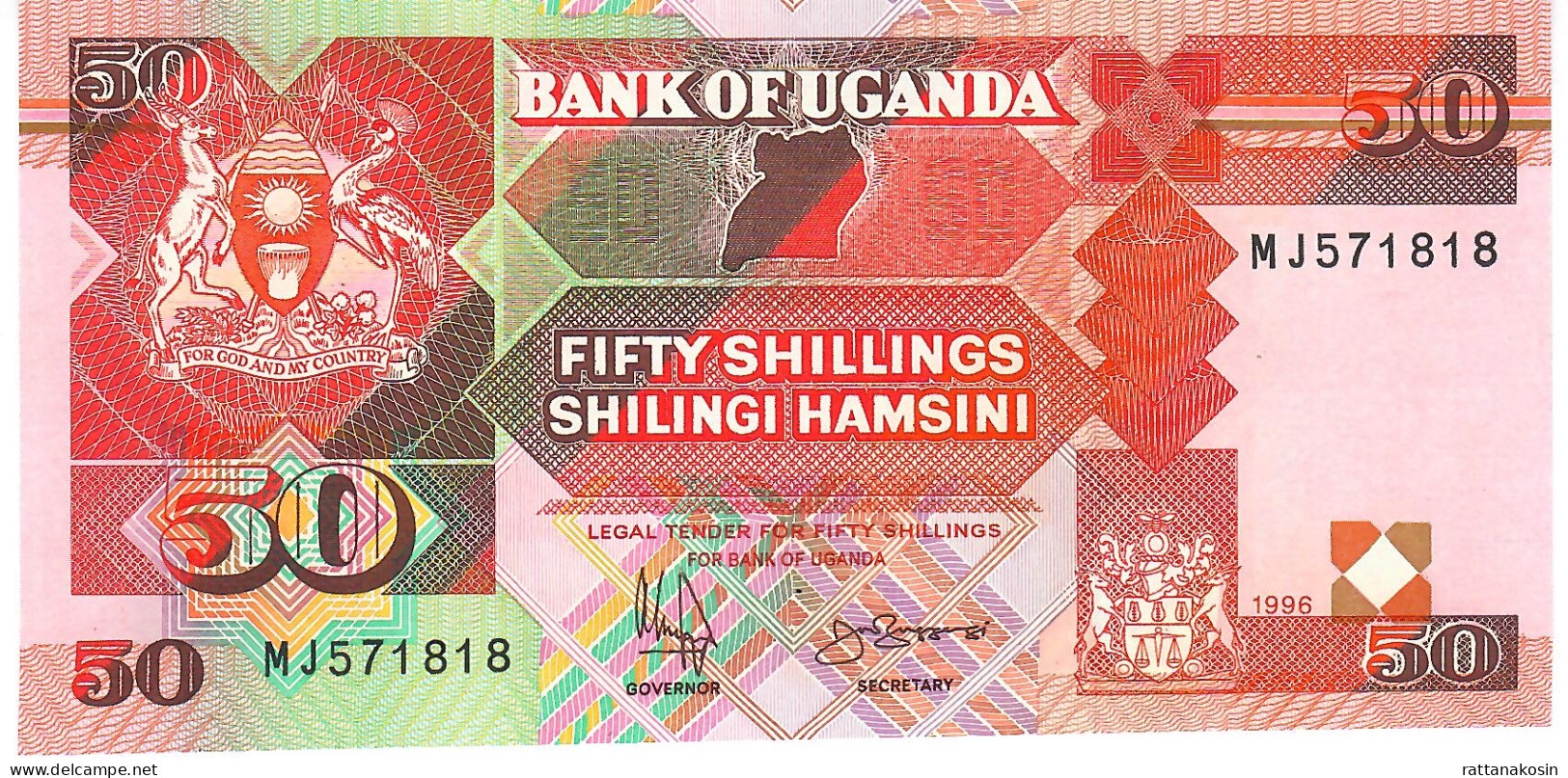UGANDA P30c 50 SHILLINGS 1996   UNC. - Ouganda