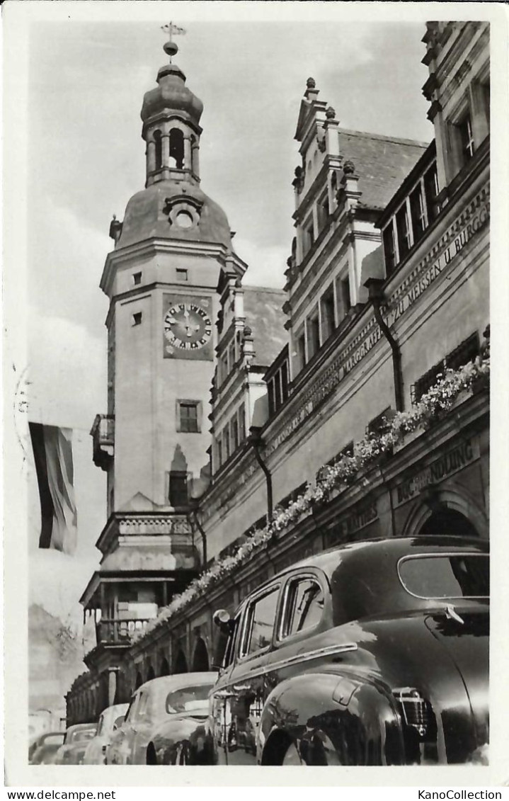 PKWs In Der Messestadt Leipzig, DDR, Gelaufen 1957 - Toerisme