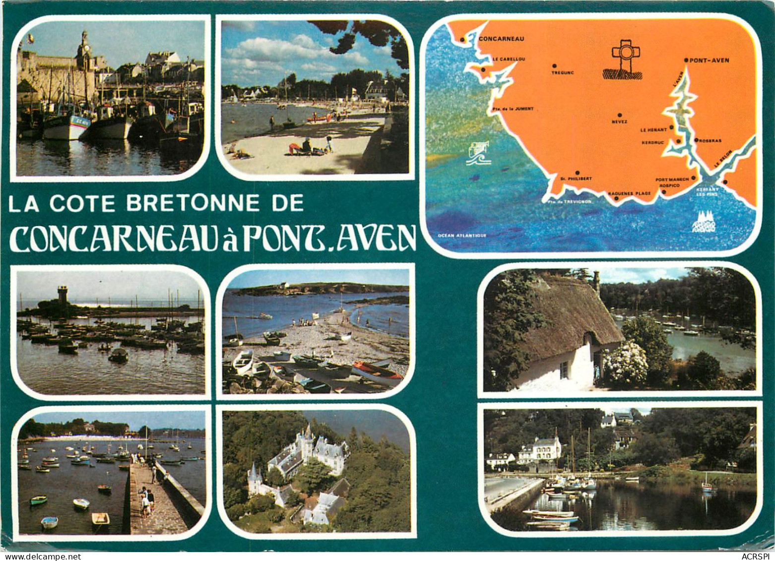 CONCARNEAU La Ville Close Petits Ports Bretons Tres Reputés 23(scan Recto Verso)ME2697 - Concarneau