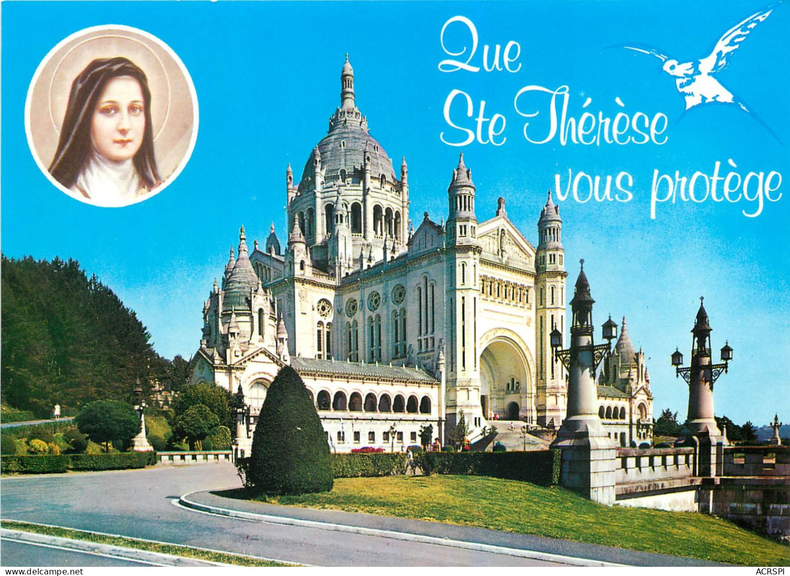 LISIEUX La Basilique Sainte Therese De L Enfant Jesus 3 (scan Recto Verso)ME2692 - Lisieux
