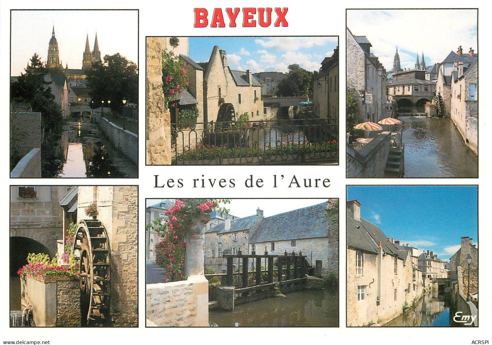 BAYEUX Les Vieux Quartiers Pittoresques Sur Les Rives De L Aure 13(scan Recto Verso)ME2691 - Bayeux