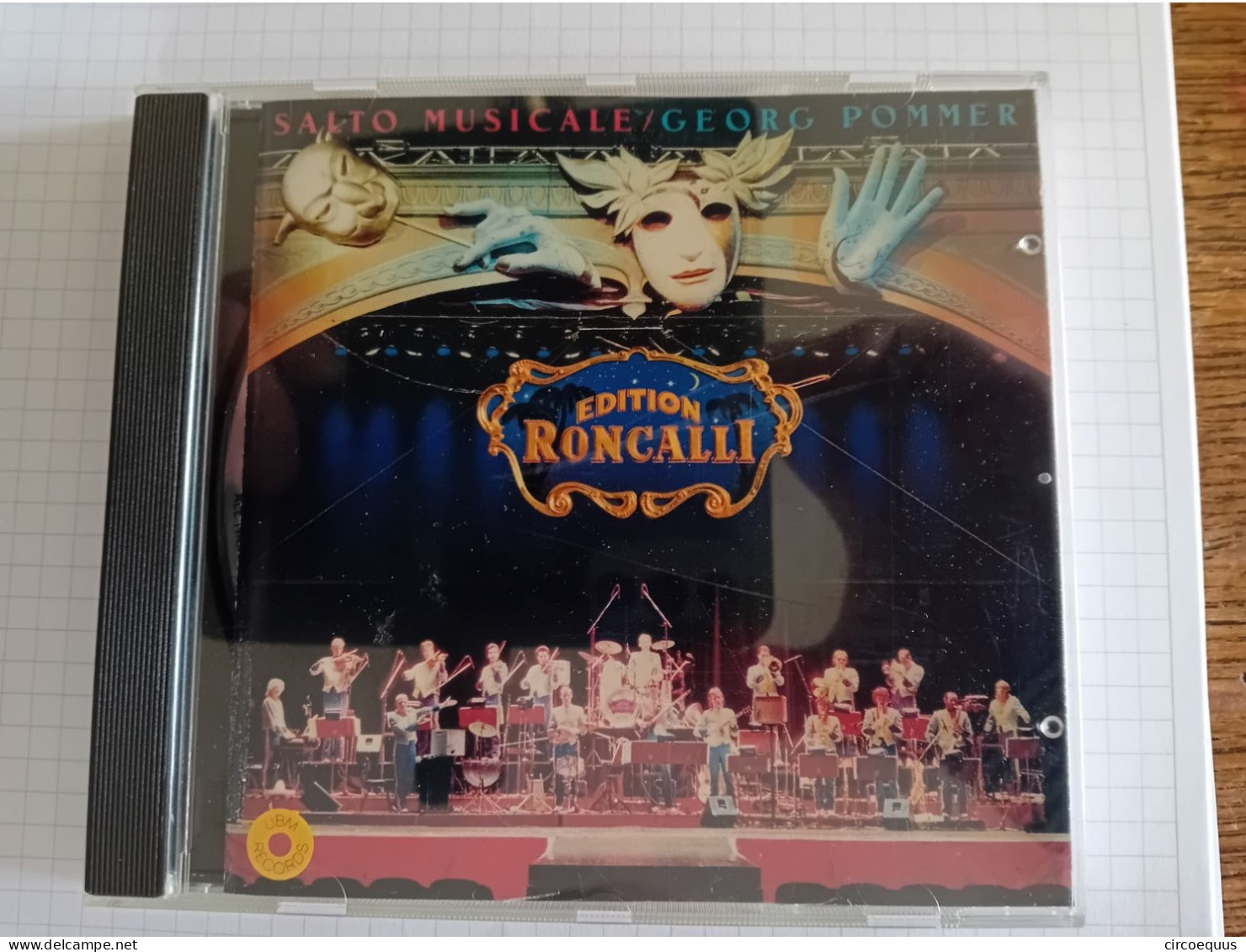 Circus Cirque Zirkus Circo Music Musique Roncalli Cd - Other & Unclassified