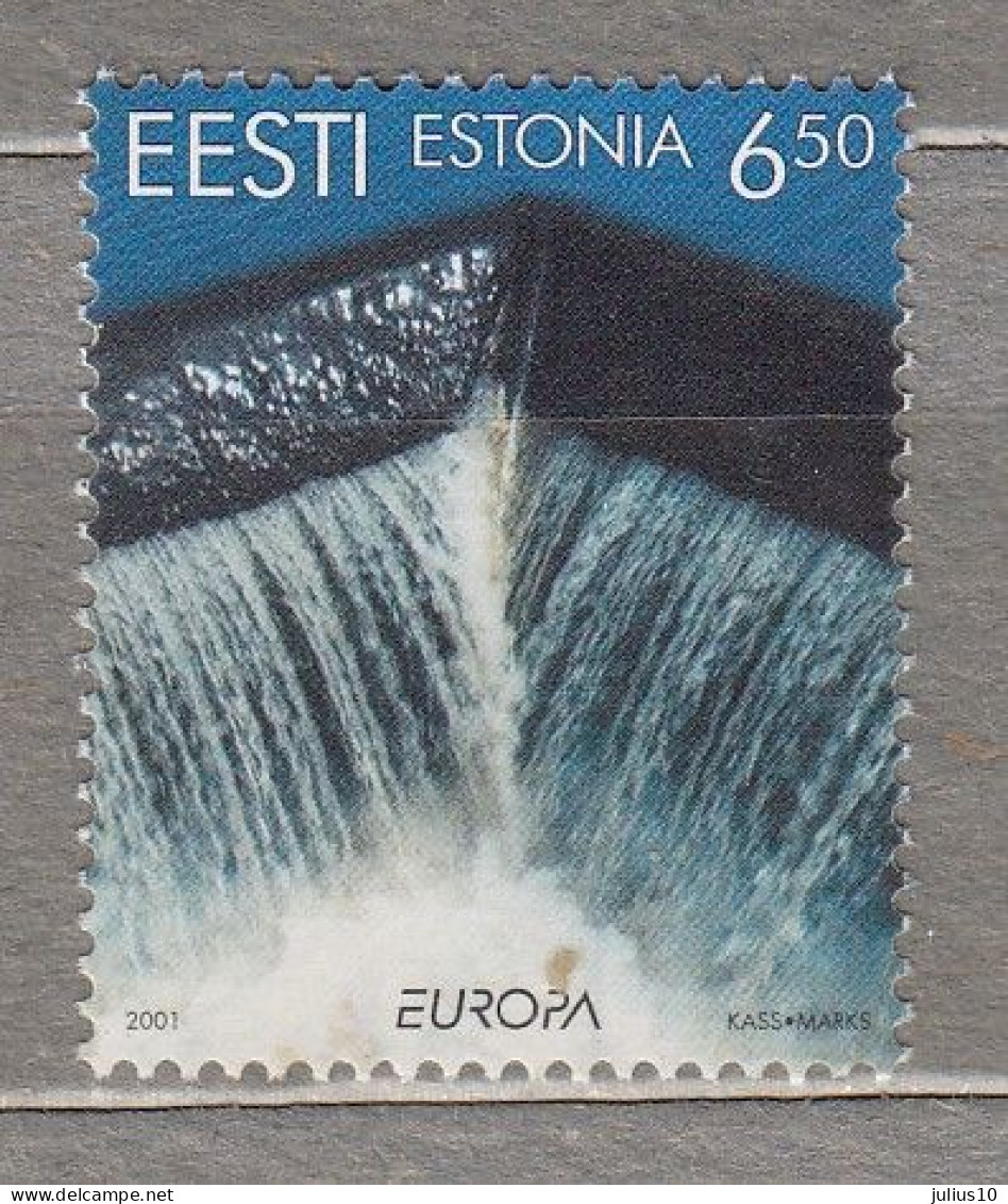 ESTONIA 2001 Europa CEPT Water MNH(**) Mi 399 # Est348 - Estonia