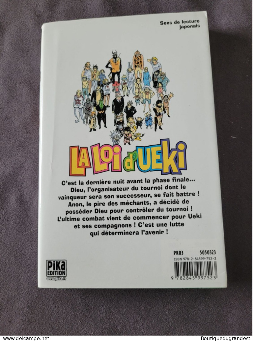 BD Manga La Loi D Ueki Tome 16 - Mangas Versione Francese