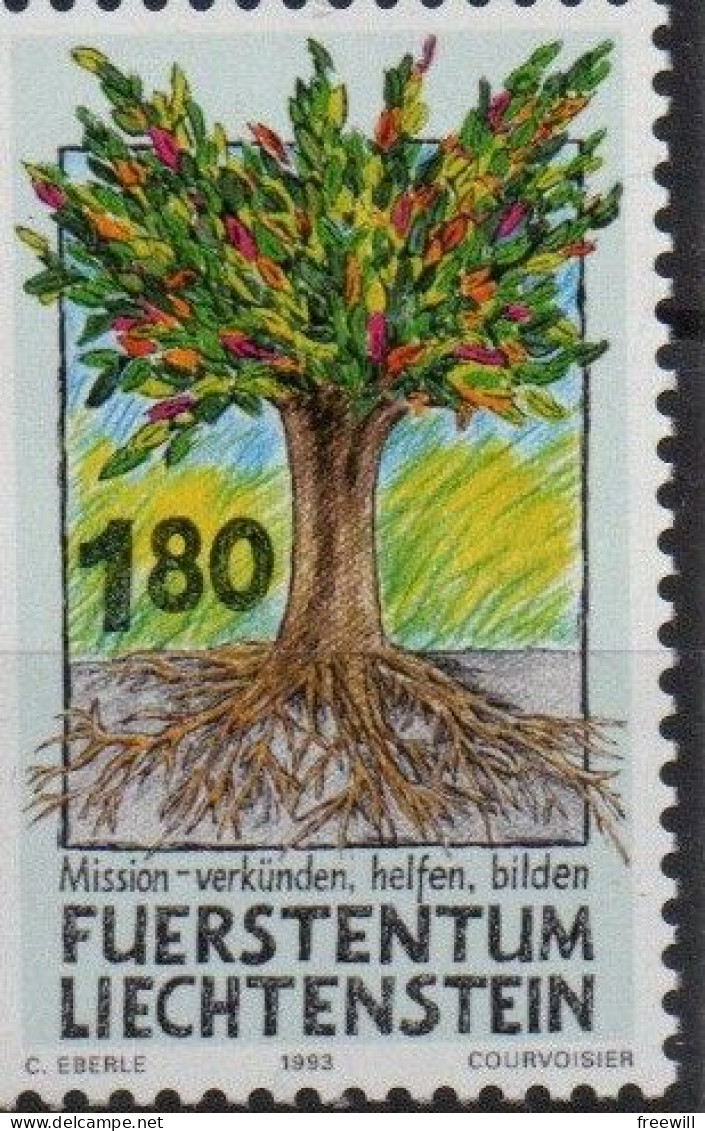 Liechtenstein 1993  Mission Humanitaire  MNH - Unused Stamps