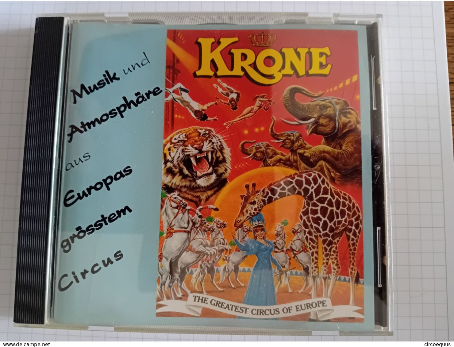 Circus Cirque Zirkus Circo Music Musique Krone Cd - Sonstige & Ohne Zuordnung