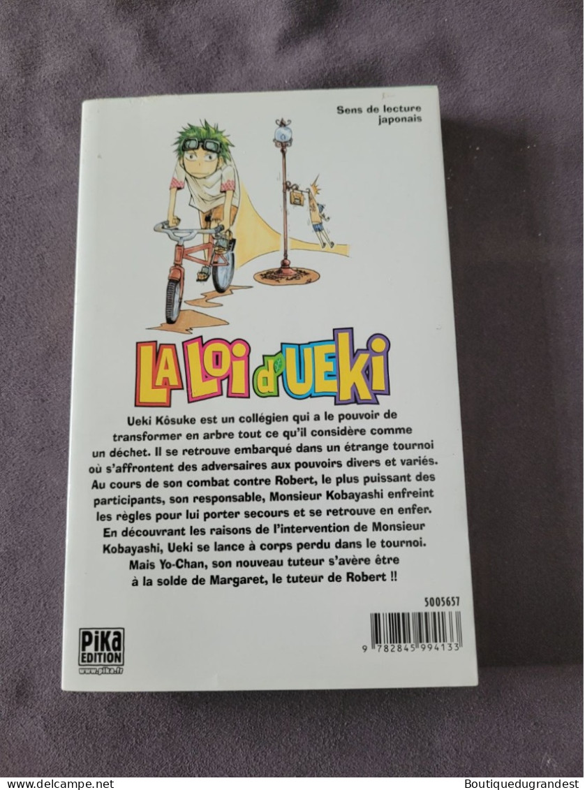 BD Manga La Loi D Ueki Tome 4 - Mangas Versione Francese