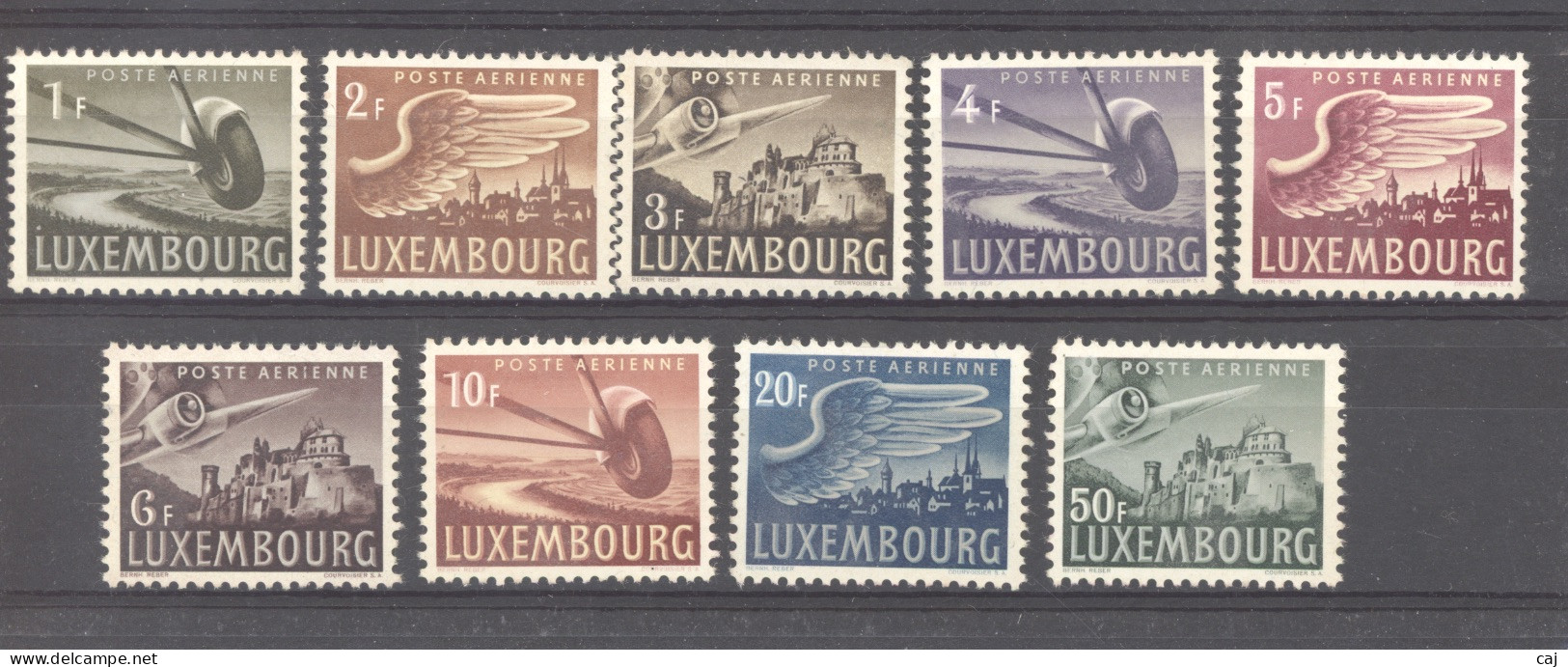 Luxembourg  -  Avion  :  Yv  7-15  ** - Unused Stamps