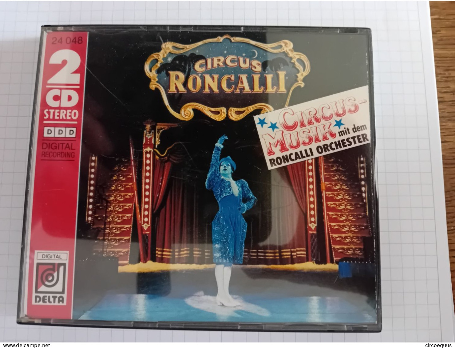 Circus Cirque Zirkus Circo Music Musique Roncalli  2 Cd - Other & Unclassified