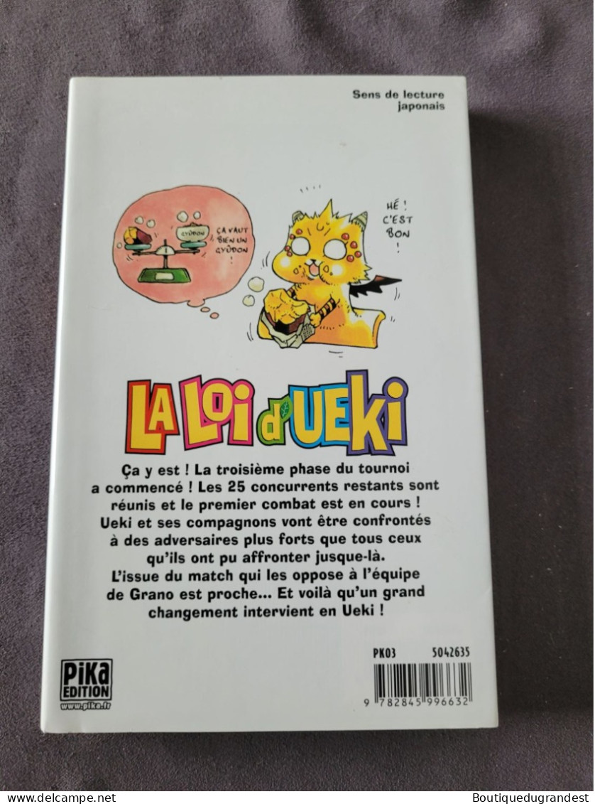BD Manga La Loi D Ueki Tome 12 - Mangas Versione Francese