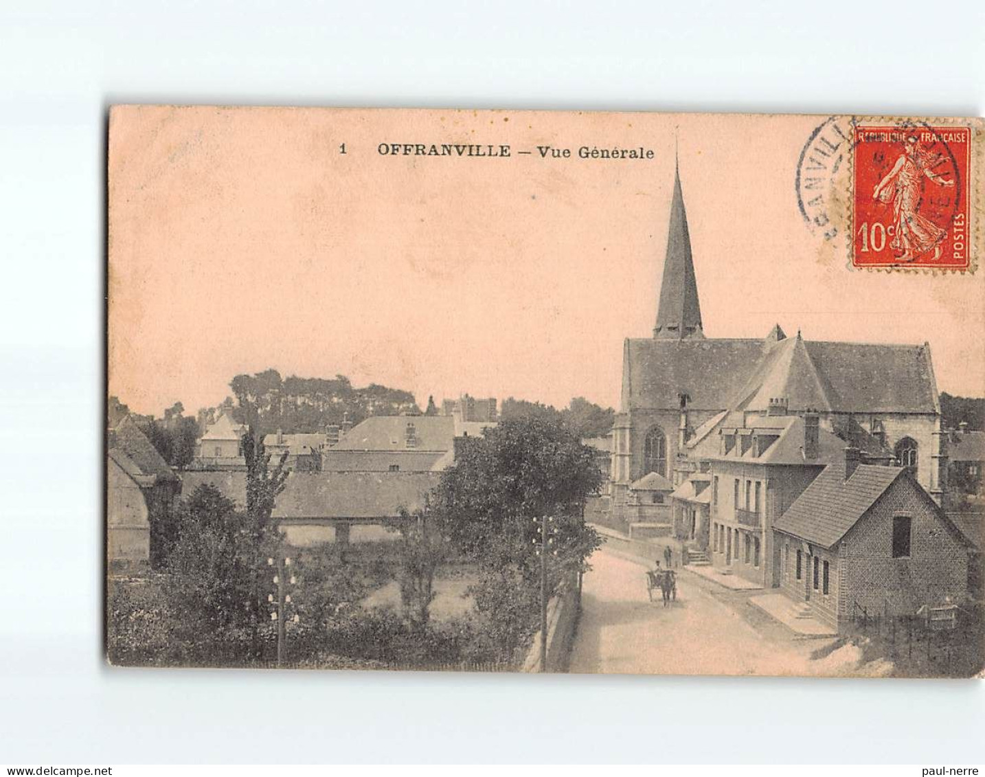 OFFRANVILLE : Vue Générale - état - Offranville