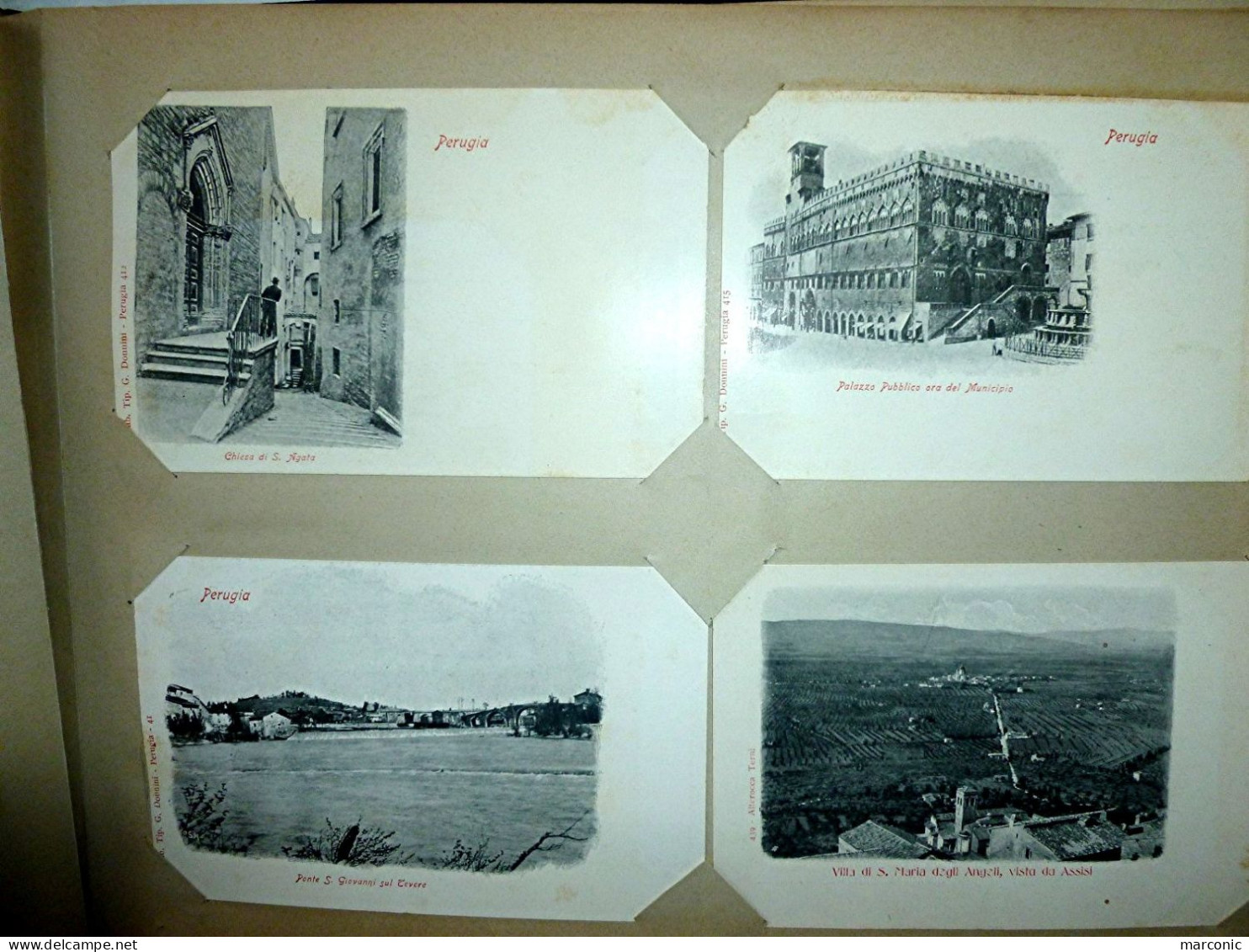 ALBUM 106 Cartes - ITALIE - Voyage En Italie Septembre 1902 - 100 - 499 Postkaarten