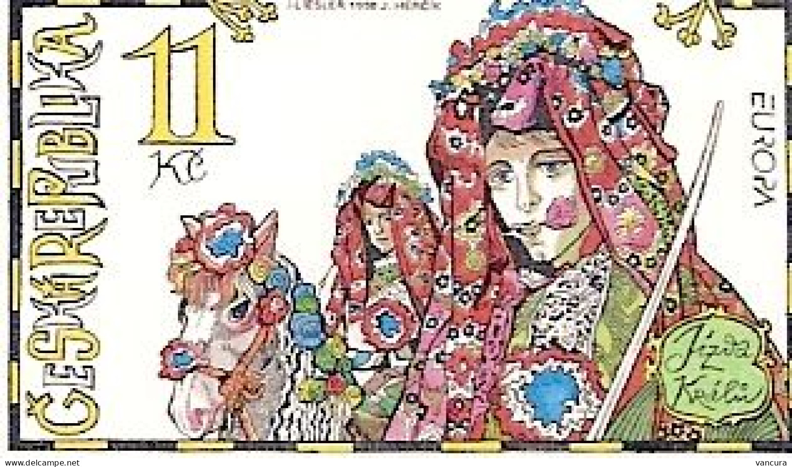 ** 183 - 4 Czech Republic EUROPA 1998 Folk Costumes Carnival - Ungebraucht