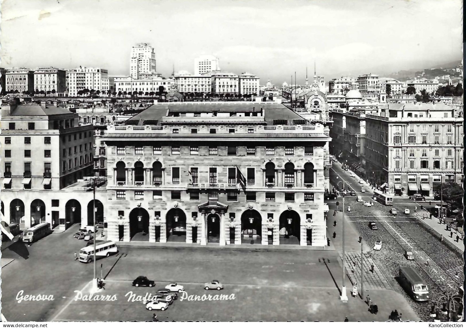 Genua, Palazzo Nafta, Gelaufen 1956 - Genova (Genoa)