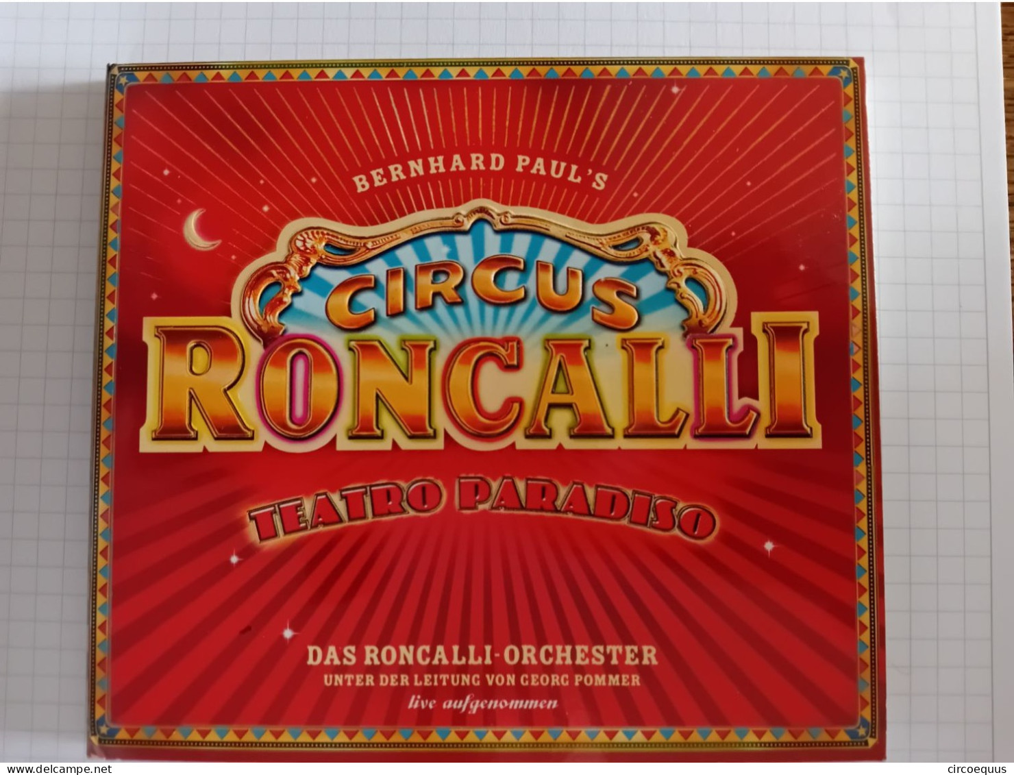Circus Cirque Zirkus Circo Music Musique Roncalli Cd - Andere & Zonder Classificatie