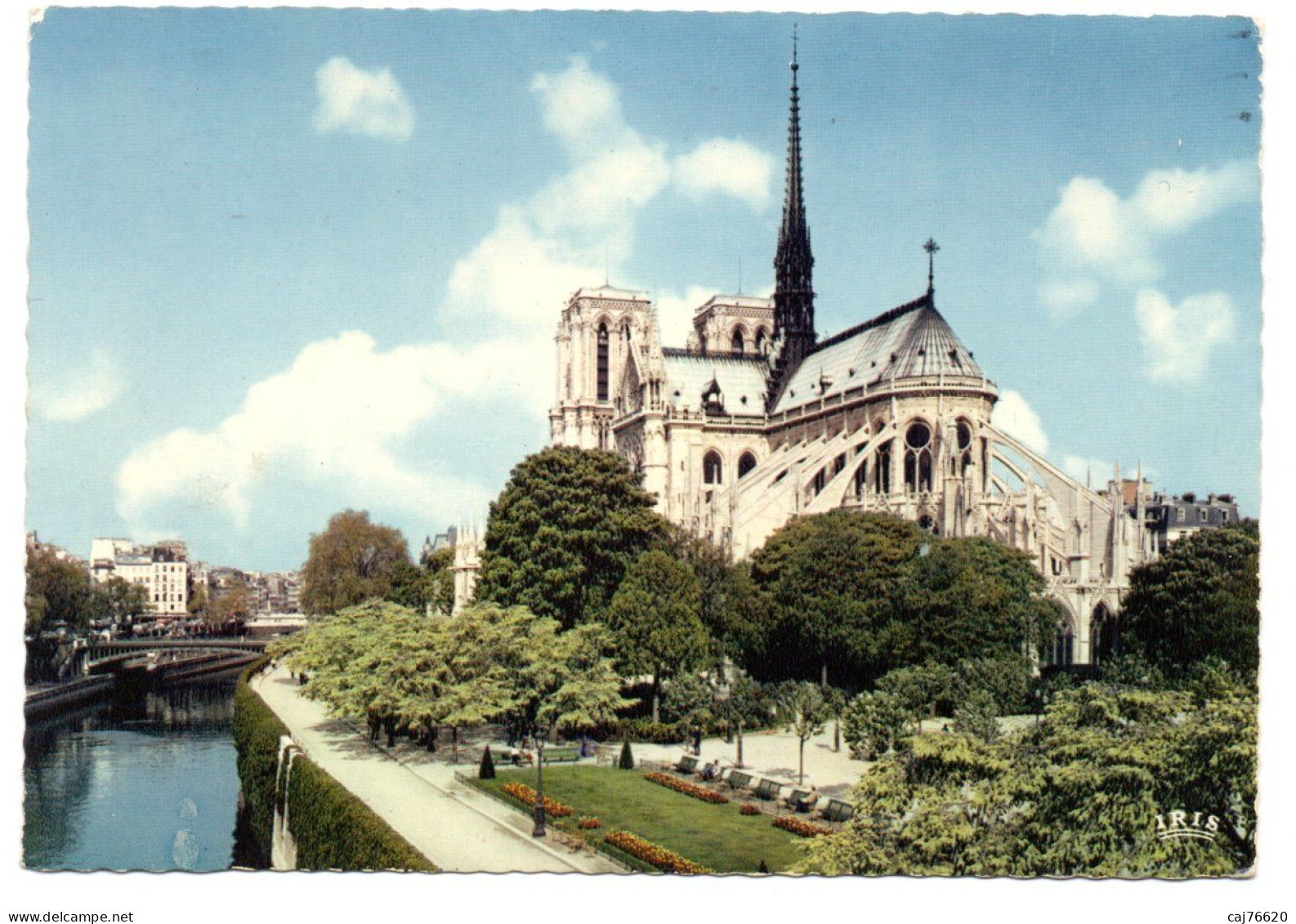 Paris, Notre-dame Et Le Square De L'archvêché - Notre Dame Von Paris