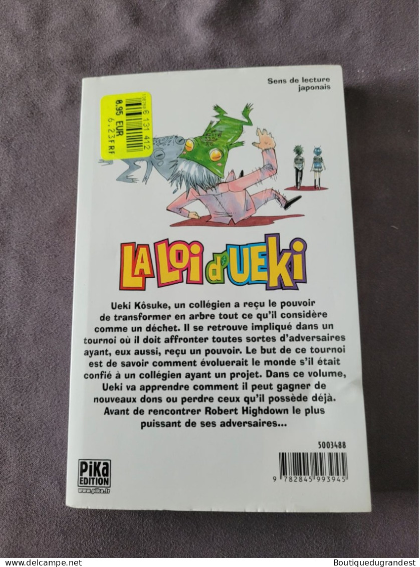 BD Manga La Loi D Ueki Tome 3 - Mangas Versione Francese